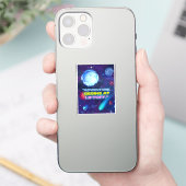 宇宙への冒険は打ち上げから ステンレスタンブラー シール (スマートフォン)