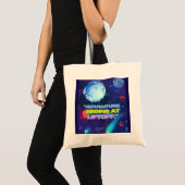 宇宙への冒険は打ち上げから ステンレスタンブラー トートバッグ (正面(商品))