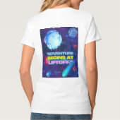 宇宙への冒険は打ち上げから ステンレスタンブラー Tシャツ (裏面)