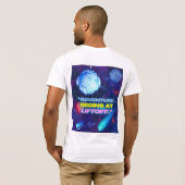 宇宙への冒険は打ち上げから ステンレスタンブラー Tシャツ (裏面フル)