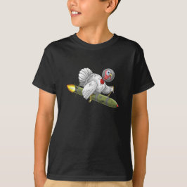 宇宙への感謝祭の七面鳥 Tシャツ