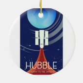宇宙への扉 ハッブル セラミックオーナメント (裏面)
