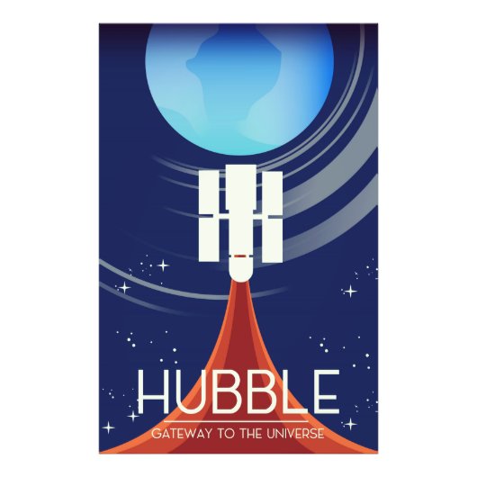 宇宙への扉 ハッブル フォトプリント            (正面)