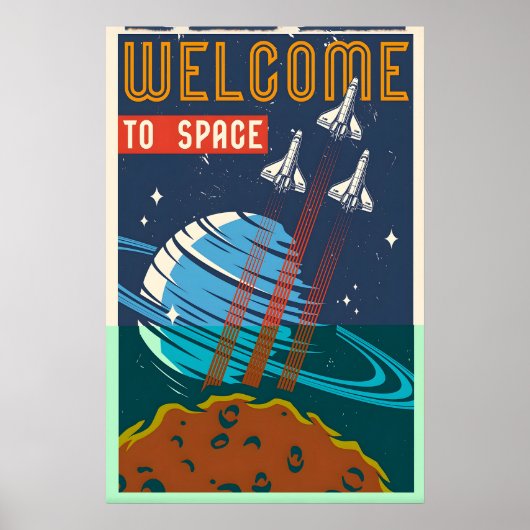 宇宙への旅 NASA スペース トラベル ポスター印刷 ポスター (正面)