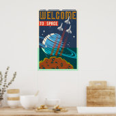 宇宙への旅 NASA スペース トラベル ポスター印刷 ポスター (キッチン)