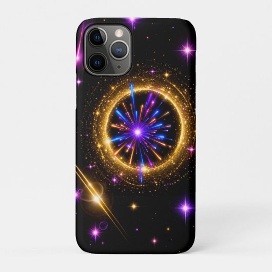 宇宙への輝けるゲートウェイ iPhone & iPad カバー (裏)
