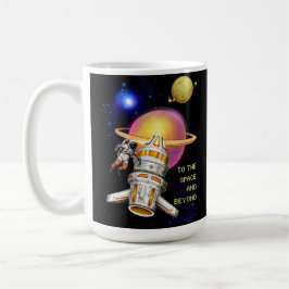宇宙へ、そしてその先へ コーヒーマグカップ