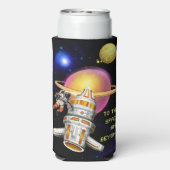 宇宙へ、そしてその先へ スリム缶クーラー (Seltzer裏面)