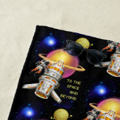 宇宙へ、そしてその先へ ビーチタオル (インサイチュ)