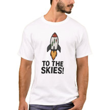 宇宙へ トレーディングTシャツ