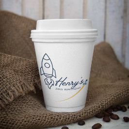 宇宙へ バースデーパーティー紙コップ 紙コップ