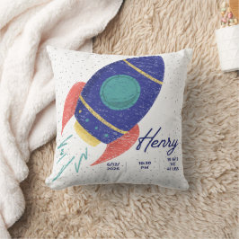 宇宙へ ロケット 赤ちゃん オーダーメイド クッション