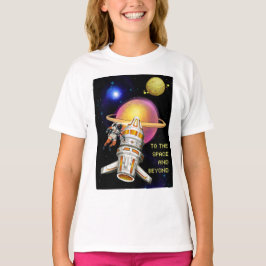 宇宙へ Tシャツ