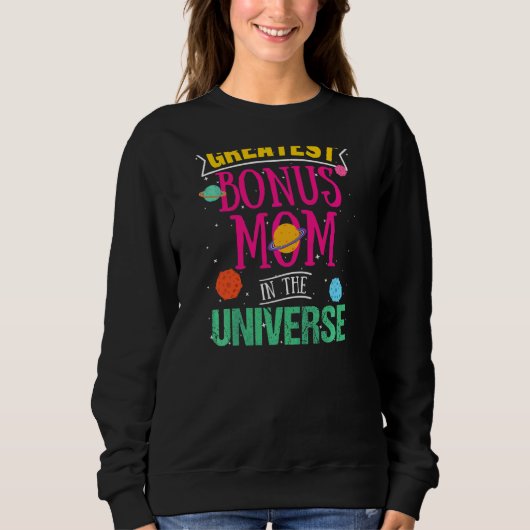 宇宙もっとも偉大の中の女子ボーナスマ宇宙Th スウェットシャツ (正面)