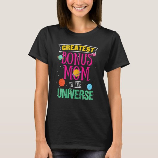 宇宙もっとも偉大の中の女子ボーナスマ宇宙Th Tシャツ (正面)