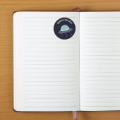 宇宙やる気を起こさせる宇宙シール ラウンドシール