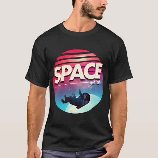 宇宙をさまよう Tシャツ (正面)