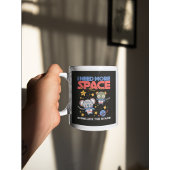 宇宙をテーマとしたかわいいかわいい動物の贈り物 コーヒーマグカップ