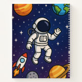 宇宙をテーマにしたノートブック ノートブック (裏面)