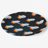 宇宙をテーマにしたパーティー パーソナライズされた ペーパープレート (アングル)