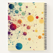 宇宙をテーマにした惑星カスタムノートブック ノートブック (裏面)