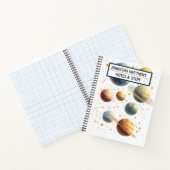 宇宙をテーマにした惑星ノートブック ノートブック (内部)