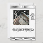 宇宙をテーマにした感謝祭の招待状 招待状 (正面)