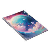 宇宙をテーマにした抽象芸術アート ノートブック (右側)