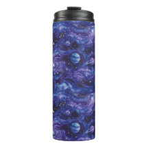 宇宙をテーマにした星と惑星のパターン