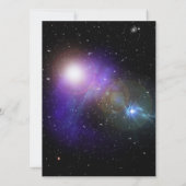 宇宙をテーマにした結婚式への招待 招待状 (裏面)