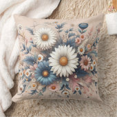 宇宙をデイジーエレガントフローラで変換 クッション (ブランケット)