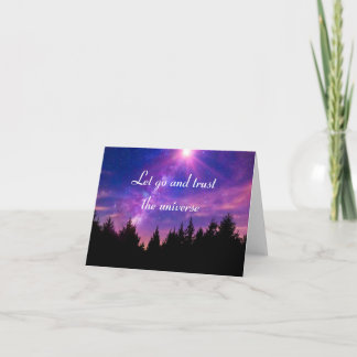 宇宙を信じる カード