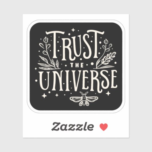 宇宙を信頼する シール (シート)