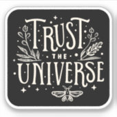 宇宙を信頼する シール (正面)