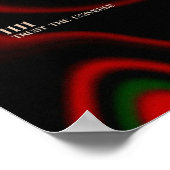 宇宙を信頼する ポスター (角)