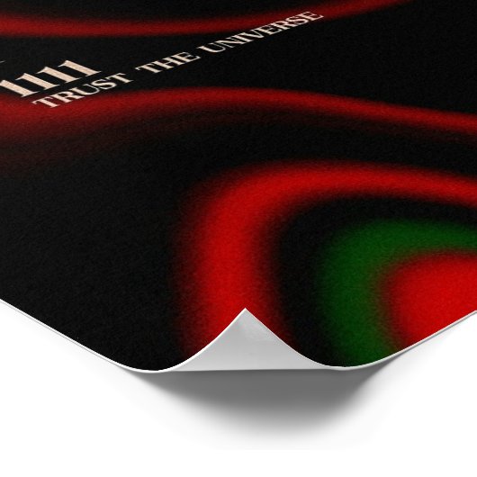 宇宙を信頼する ポスター (角)