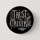 宇宙を信頼する 缶バッジ (正面)