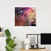 宇宙を夢に見ながら存在すること ポスター (ホームオフィス)