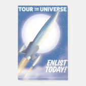 宇宙を巡れ！今日すぐ入隊！ ポストイット (正面)