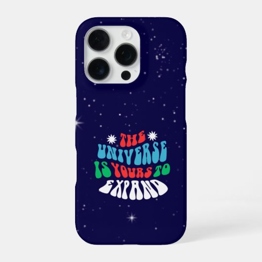 宇宙を広げよう - モチベーションあふれる銀河 iPhoneケース (裏面)