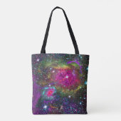 宇宙を感じる星空トートバッグ トートバッグ (裏面)