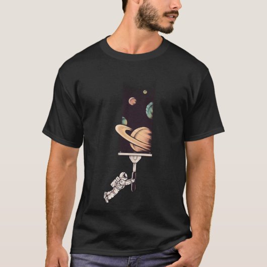 宇宙を感じる Tシャツ (正面)