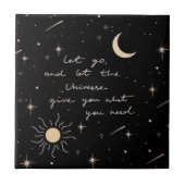 宇宙を手放す タイル (正面)