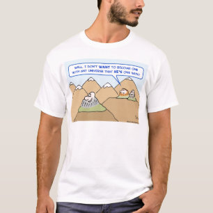 宇宙を持つ教祖者はほしいです Tシャツ