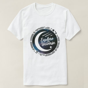 宇宙を探検する スペース&天文学 Tシャツ