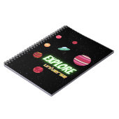 宇宙を探検する ノートブック (左側)