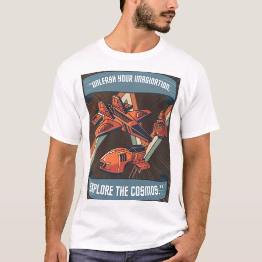宇宙を探検する Tシャツ (正面)