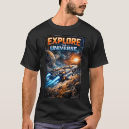 宇宙を探検せよ Tシャツ