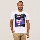 宇宙を探索しよう Tシャツ (正面フル)