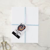 宇宙を探索する誕生日 ギフトタグ (より糸付き)